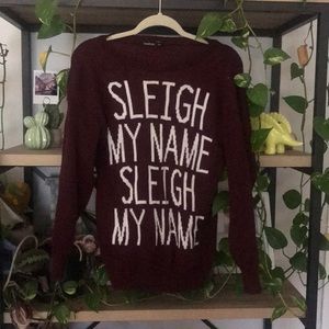 Funny Christmas Sweater Size M/L cozy and comfy!